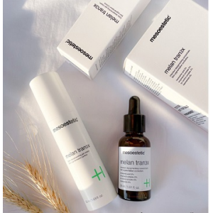 Mesoestetic Pigment solutions - Set depigmentare si mentenanta Crema-gel si ser - Melan Tran3x set 50+30ml